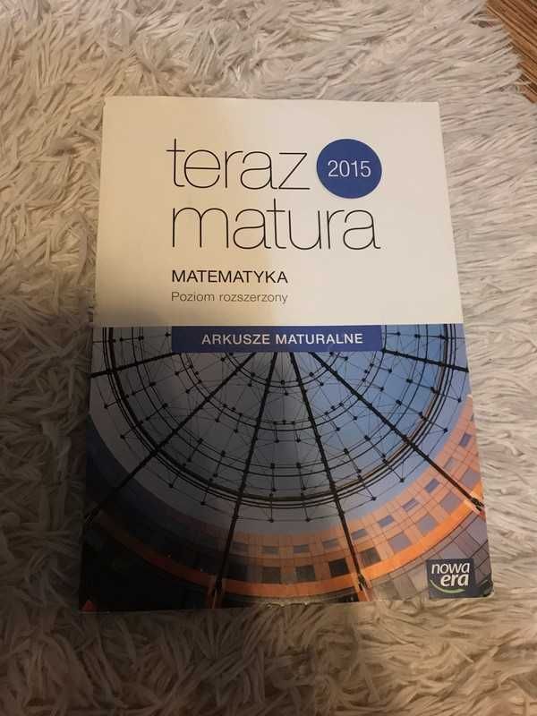 książka teraz matura matematyka poziom rozszerzony nieużywana