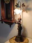 Lampa stojąca figura - rzeżba egzemplarz do kolekcji .
