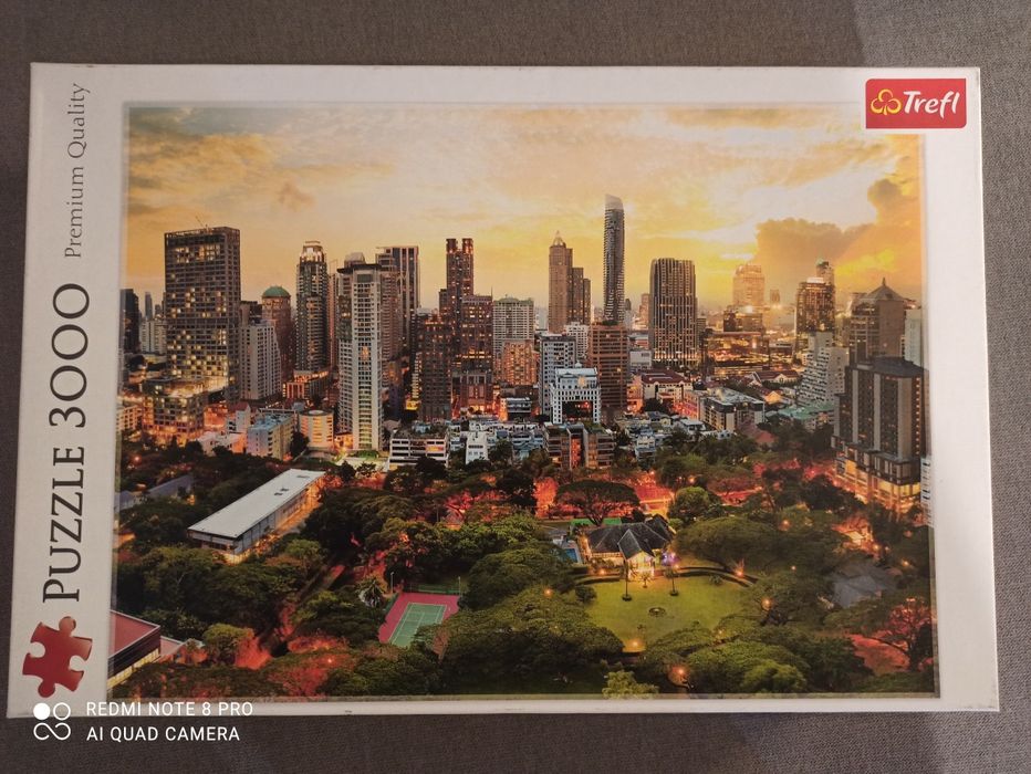 Puzzle 3000 Zachód Słońca w Bangkoku Trefl kompletne