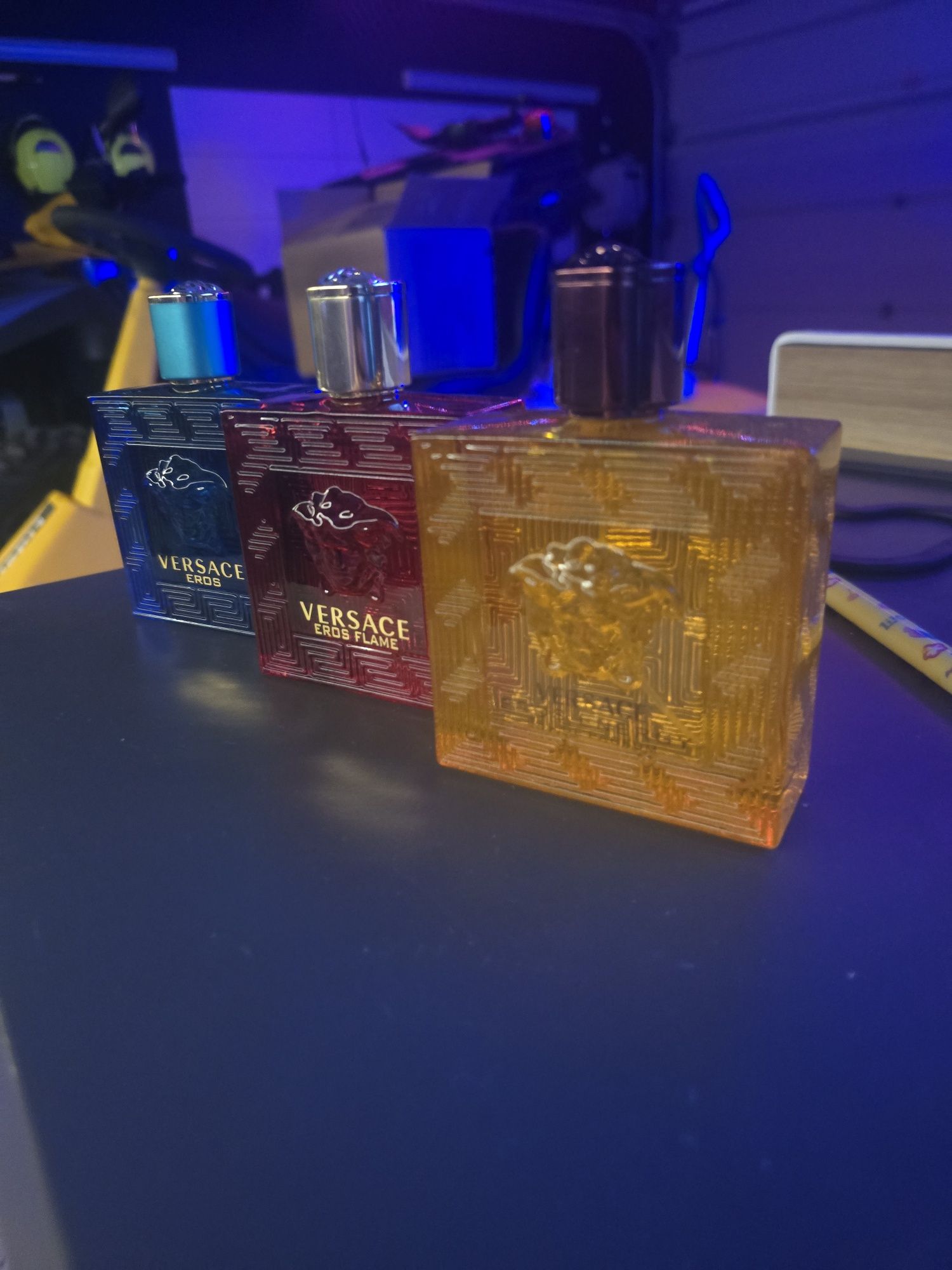 3szt Versace Eros, Flame, Energy 100ml x 3