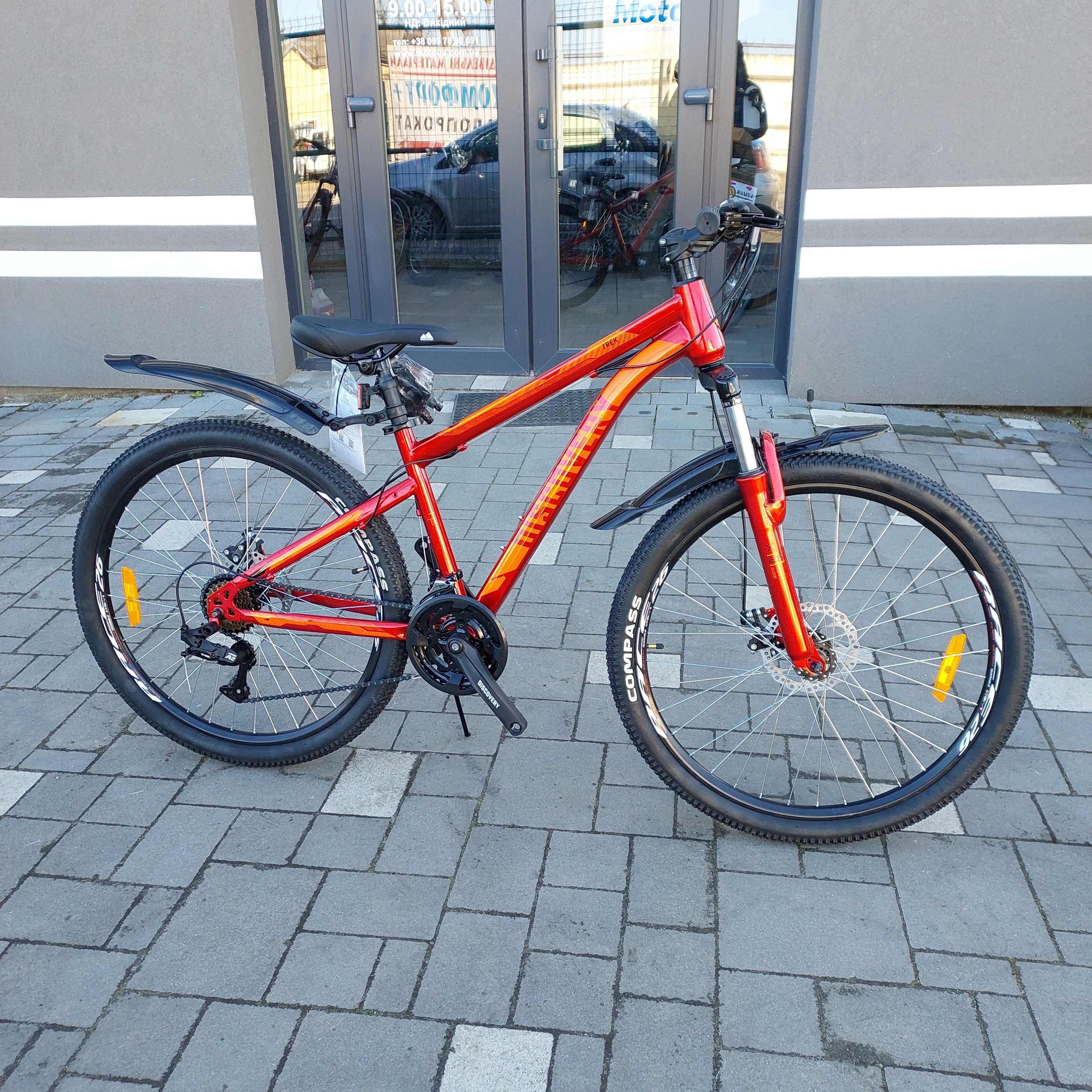 Велосипед ST 26 Discovery TREK AM DD рама-15" червоний, сталь