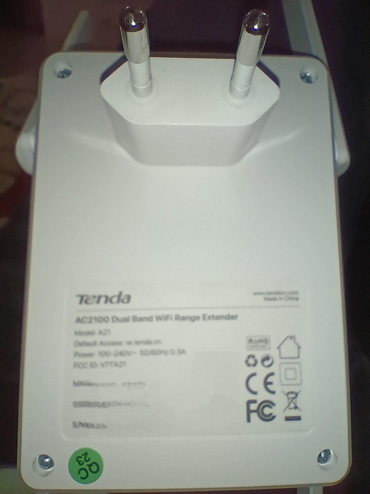 Wzmacniacz wi-fi repetier Tenda A21 dualBand
