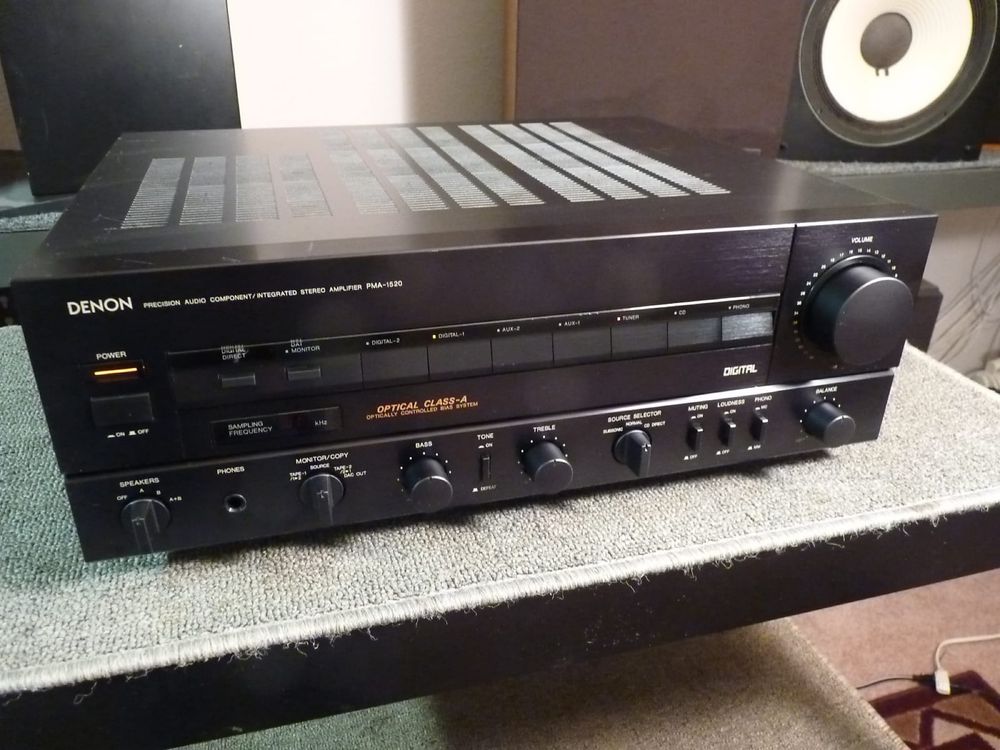 Усилитель Denon PMA-1520 HiEnd 1989 ЦАП мультибит PCM56 клас А+АВ