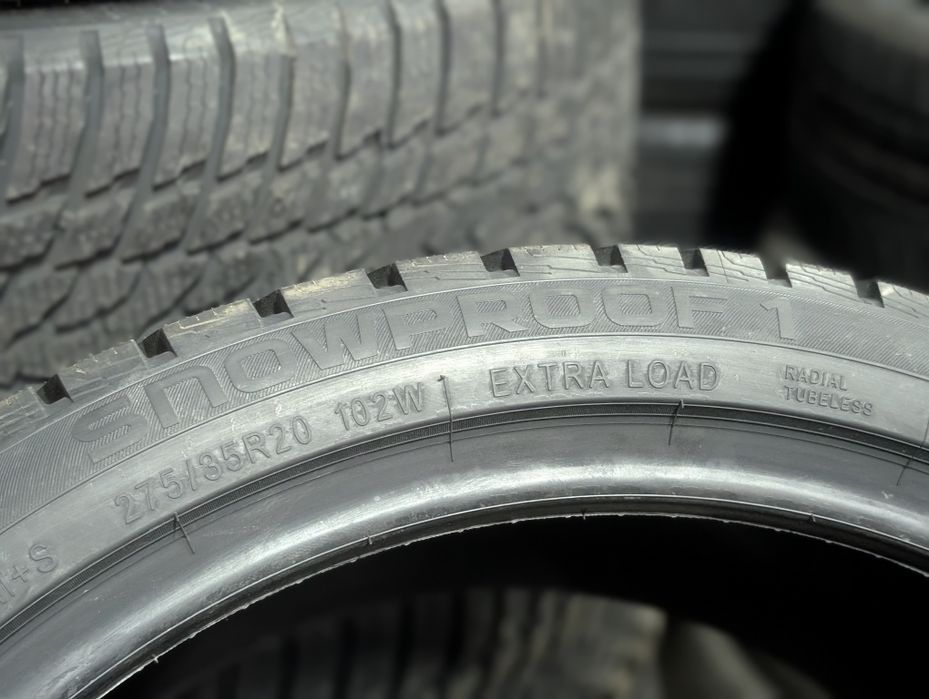 НОВІ!!! Шини зимові 275 35 r 20 Nokian резина колеса gtyres