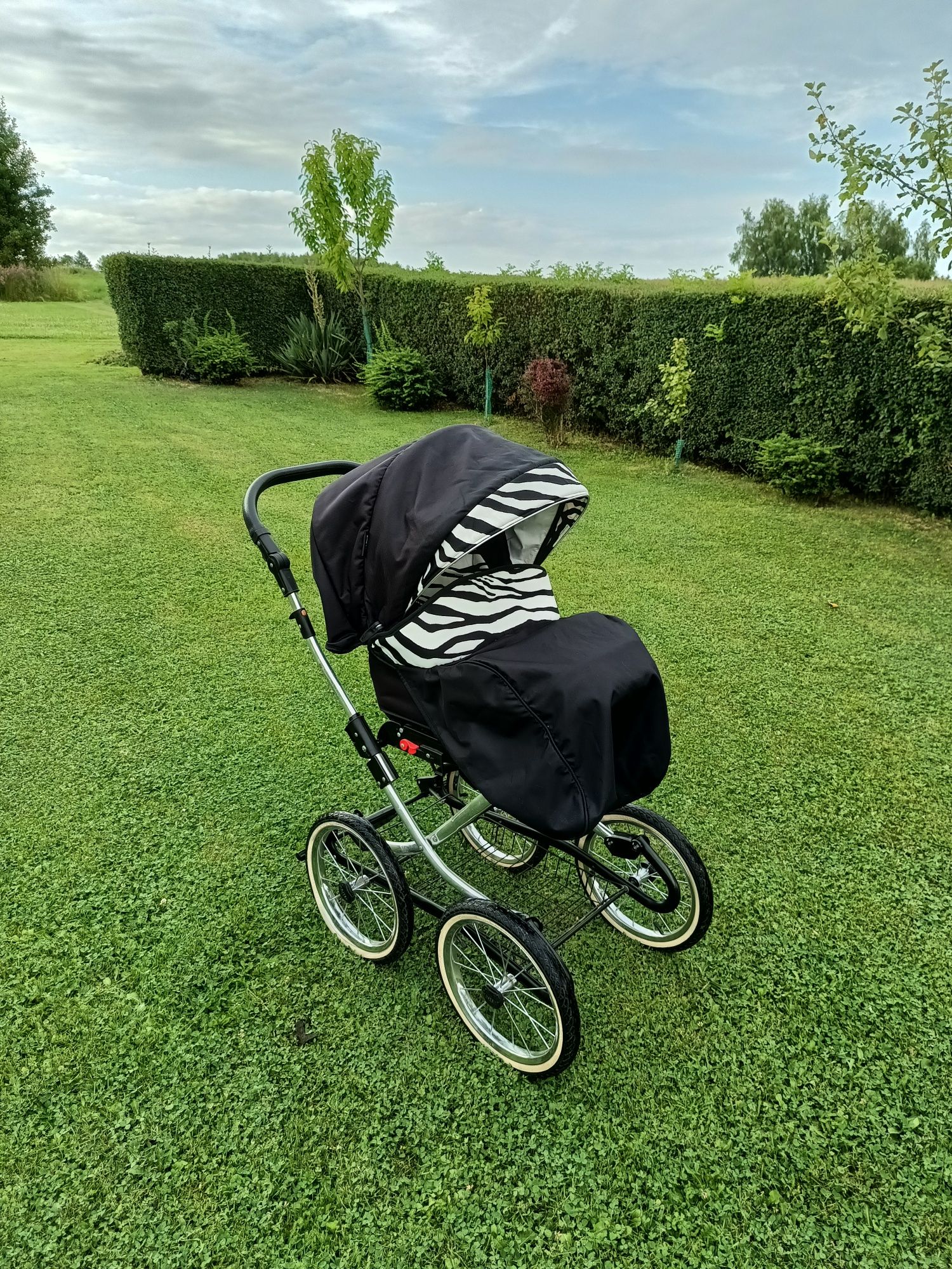 Wózek Retro Zebra 3w1