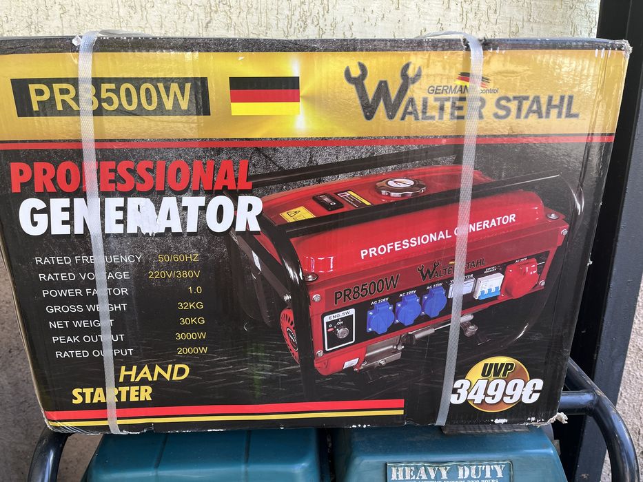 В НАЛИЧИИ! Генератор Walter Stahl PR8500W