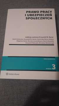 Prawo pracy i ubezpieczeń społecznych red. Baran NOWA Okazja!