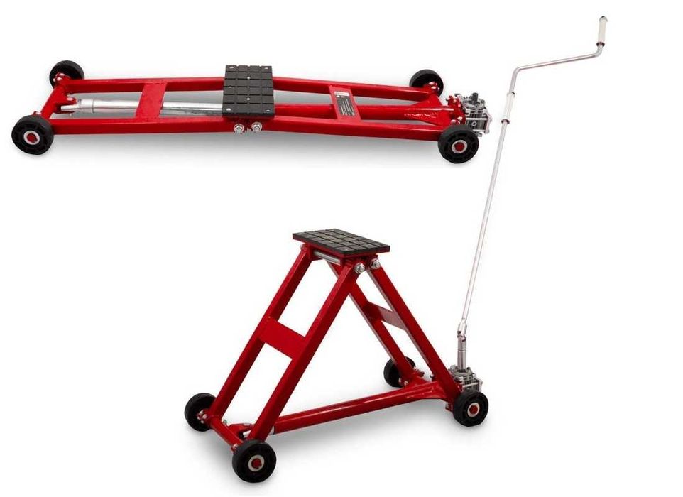 PODNOŚNIK NOŻYCOWY mechaniczny mobilny do 2500kg - NIEZBĘDNY