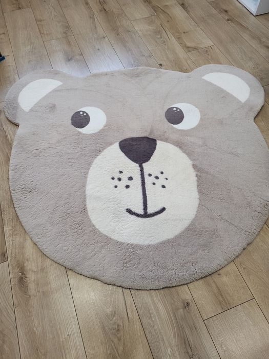 Pluszowy dywan śr 120 cm