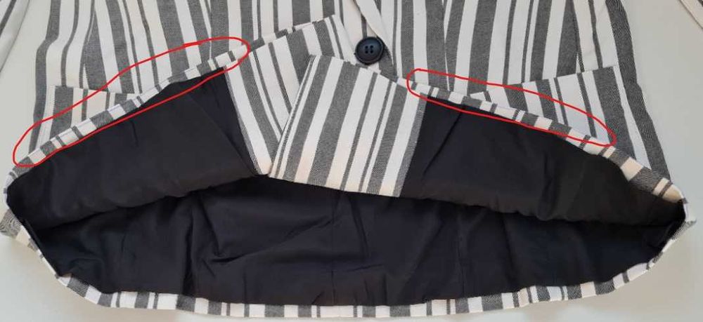 WYPRZEDAŻ !!! Marynarka lniana katana na guziki FIND. defekt, XL