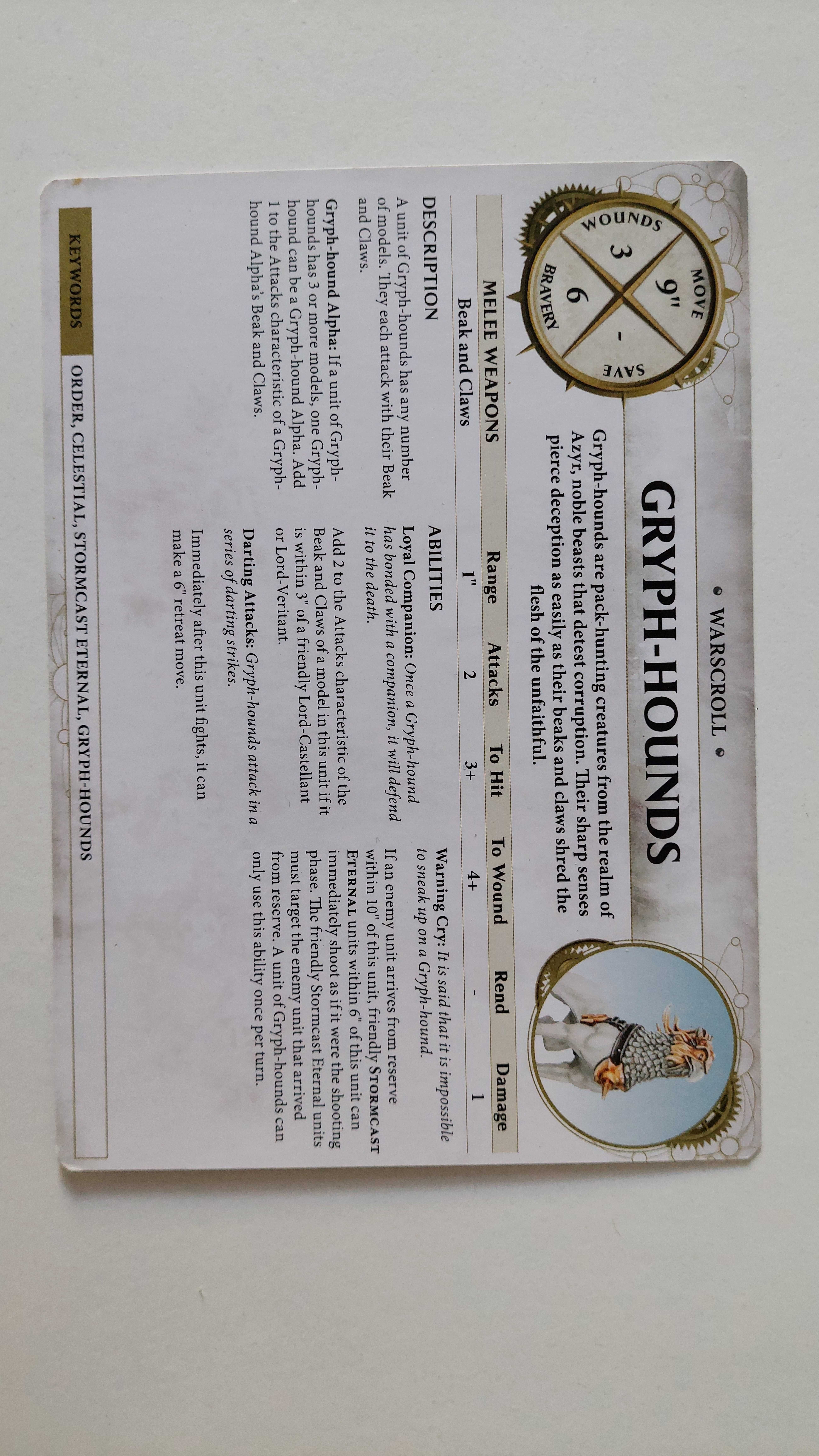 Warhammer Age of Sigmar - CASTIGATORS i GRYPH-HOUND