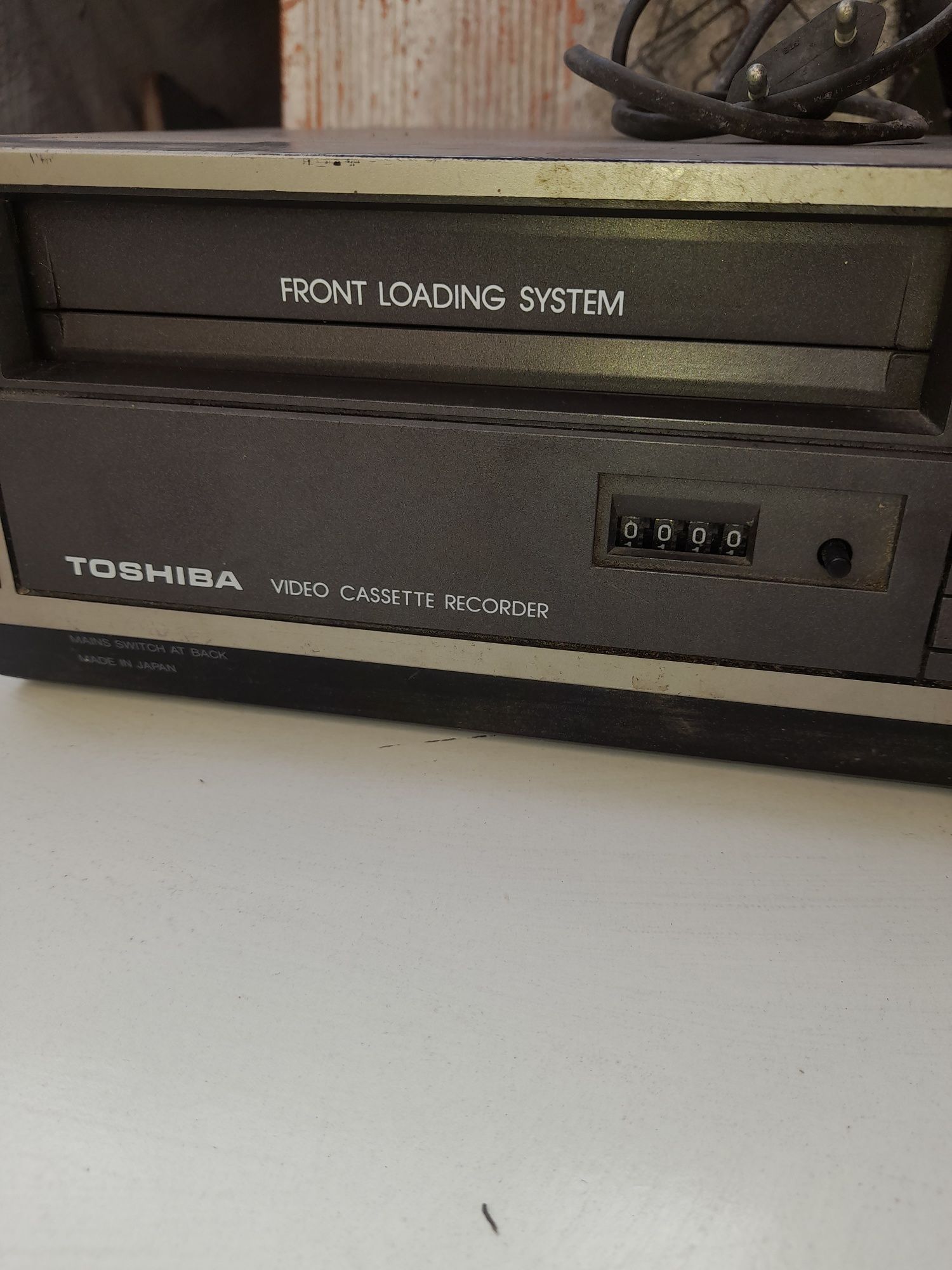 Videogravador caset antigo Toshiba