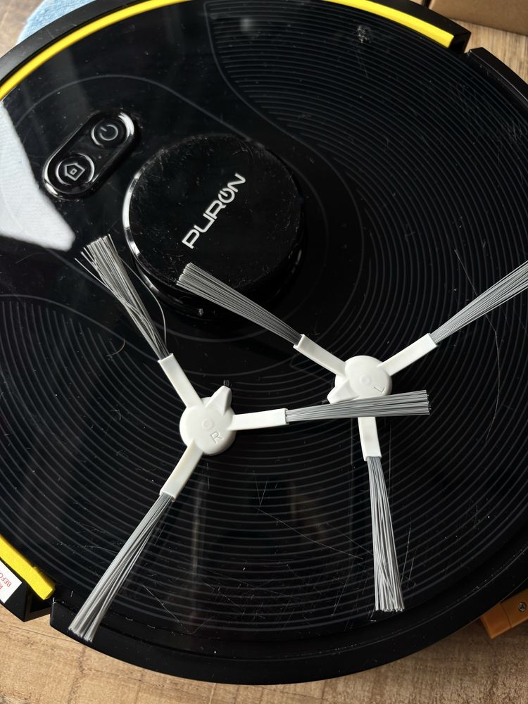 Robot sprzątający PURON PR10 z mopem, UV, laserem+pilot+zapas+ pudełko