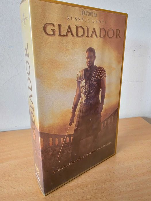 Filme em VHS "Gladiator", "Gladiador", com Russell Crowe