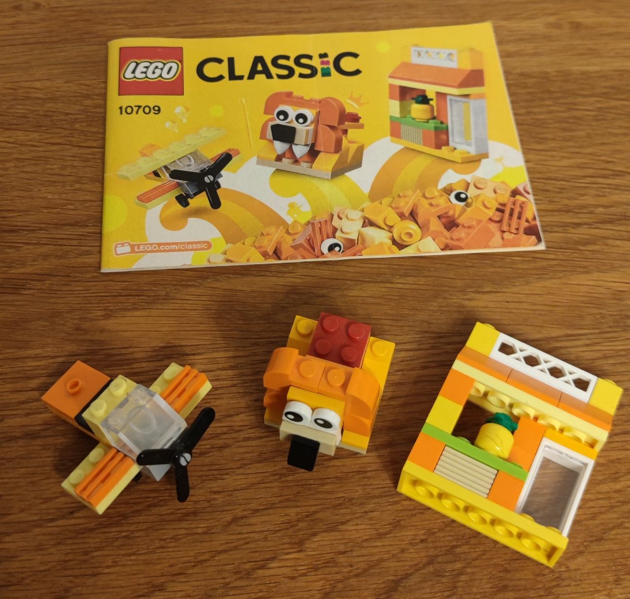 LEGO classic  10706, 10707, 10708, 10709 4 zestawy instrukcje pudełka