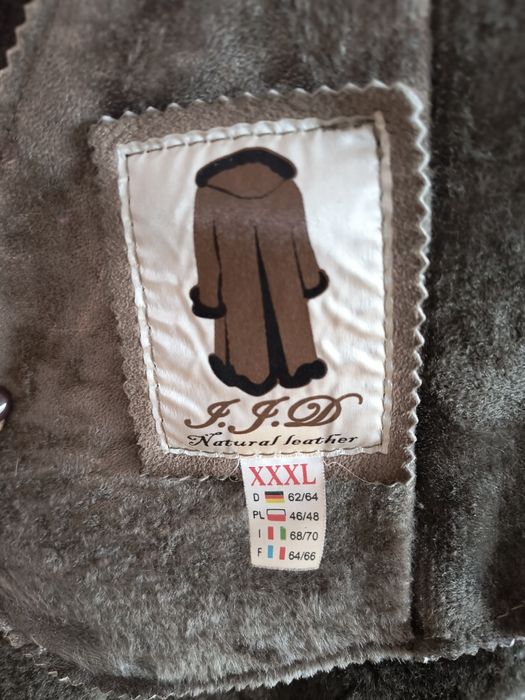 Płaszcz z naturalnej skóry owczej