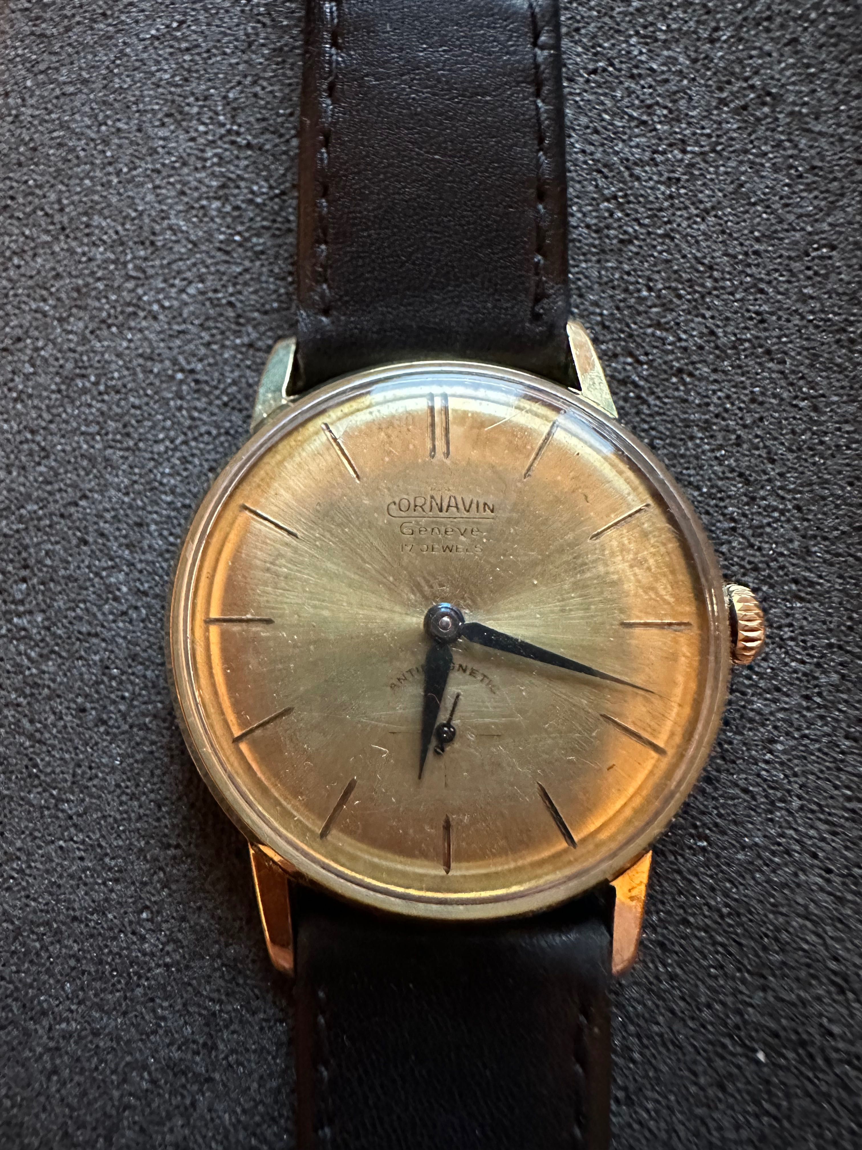 Zegarek męski Cornavin, mechaniczny, Swiss made, 17 kamieni