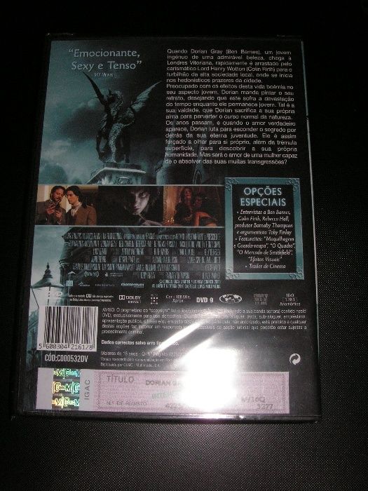 DVD Doryan Gray (Novo)