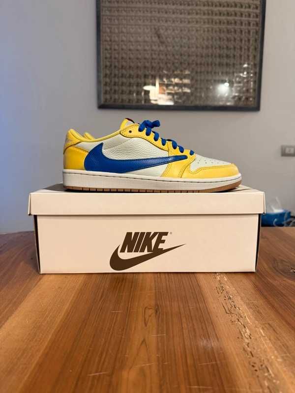 Travis Scott x Jordan Air Jordan 1 Low OG Canary Yellow 43 EU