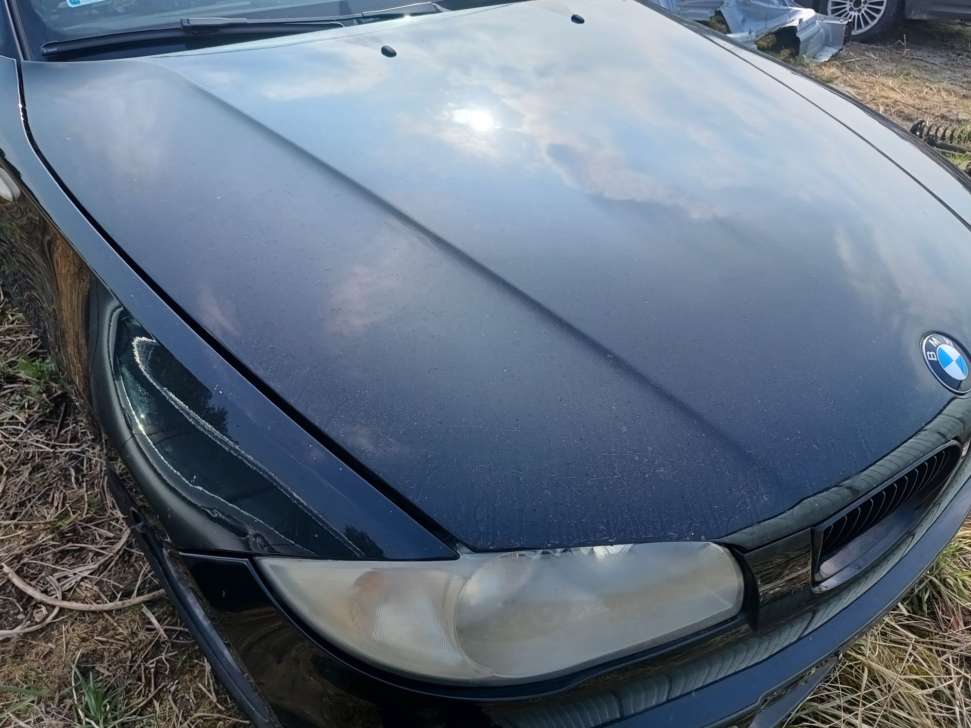 BMW 1 E81 E87 E88 E82 maska pokrywa silnika kolor 475 black saphirre