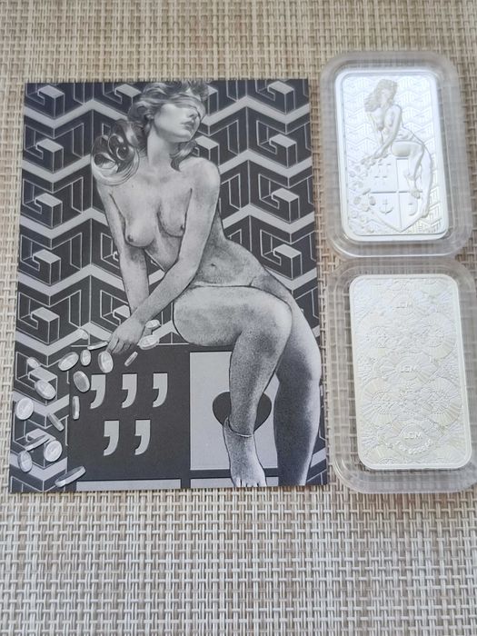 Срібна монета "Fortuna" Фортуна 1 ун. 999.9 ПРУФ Тираж 5000.