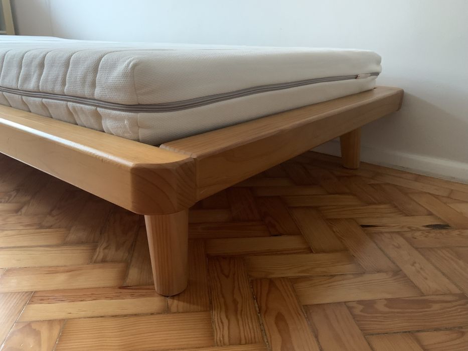 Cama solteiro madeira