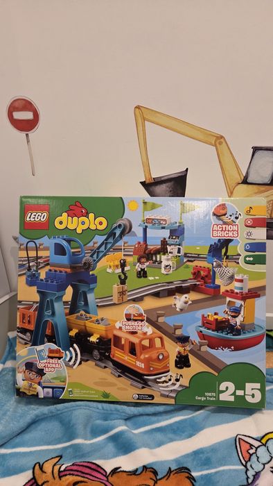 Lego duplo 10875 pociąg towarowy