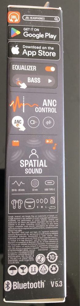 Novos Auriculares JBL Tune flex 2 caixa ainda fechada