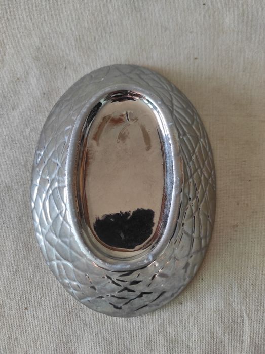 Mydelniczka ceramiczna Black Red White srebrna