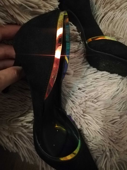 Buty na obcasie czarne