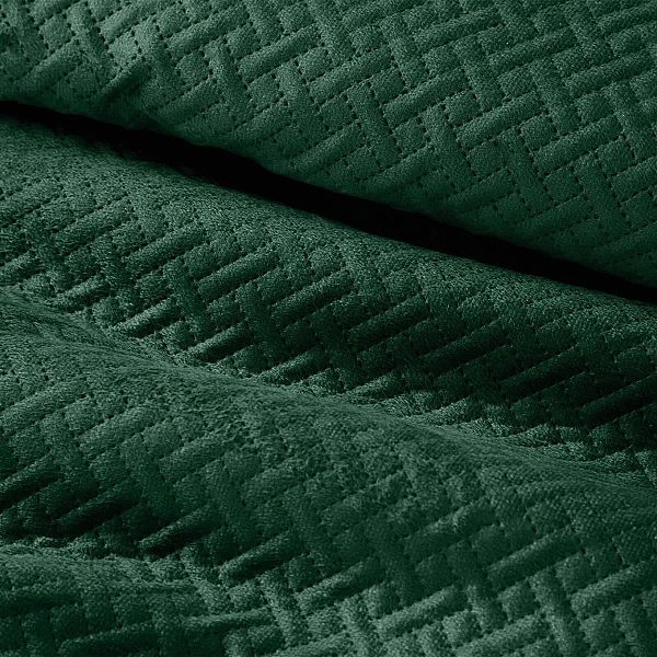 Narzuta welurowa na łóżko dekoracyjna pikowana velvet Luiz5/200x220 zi