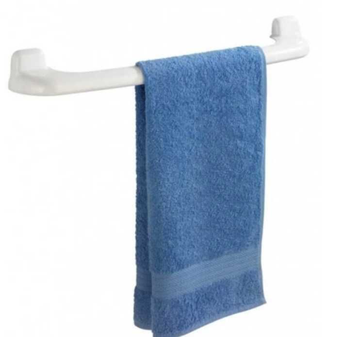 Drążek uchwyt ścienny na ręczniki WENKO Pure Biały 60cm