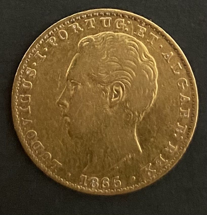 Moeda de ouro D. LUIS I - 2000 Reis 1865