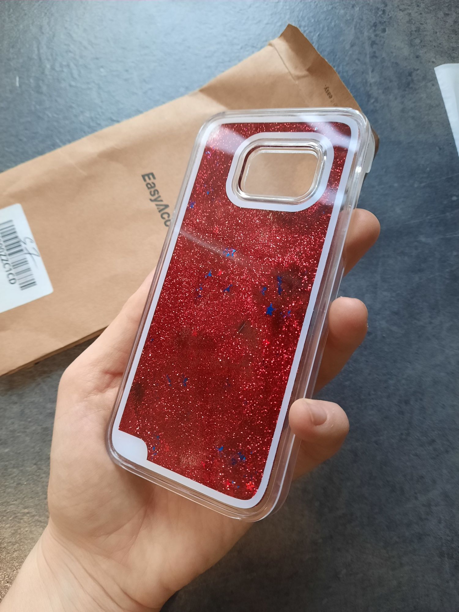 Etui na Samsung s7 plecki nowe brokatowy