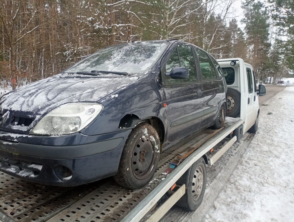 Renault Scenic 1.6 benzyna drzwi maska klapa lampa silnik skrzynia