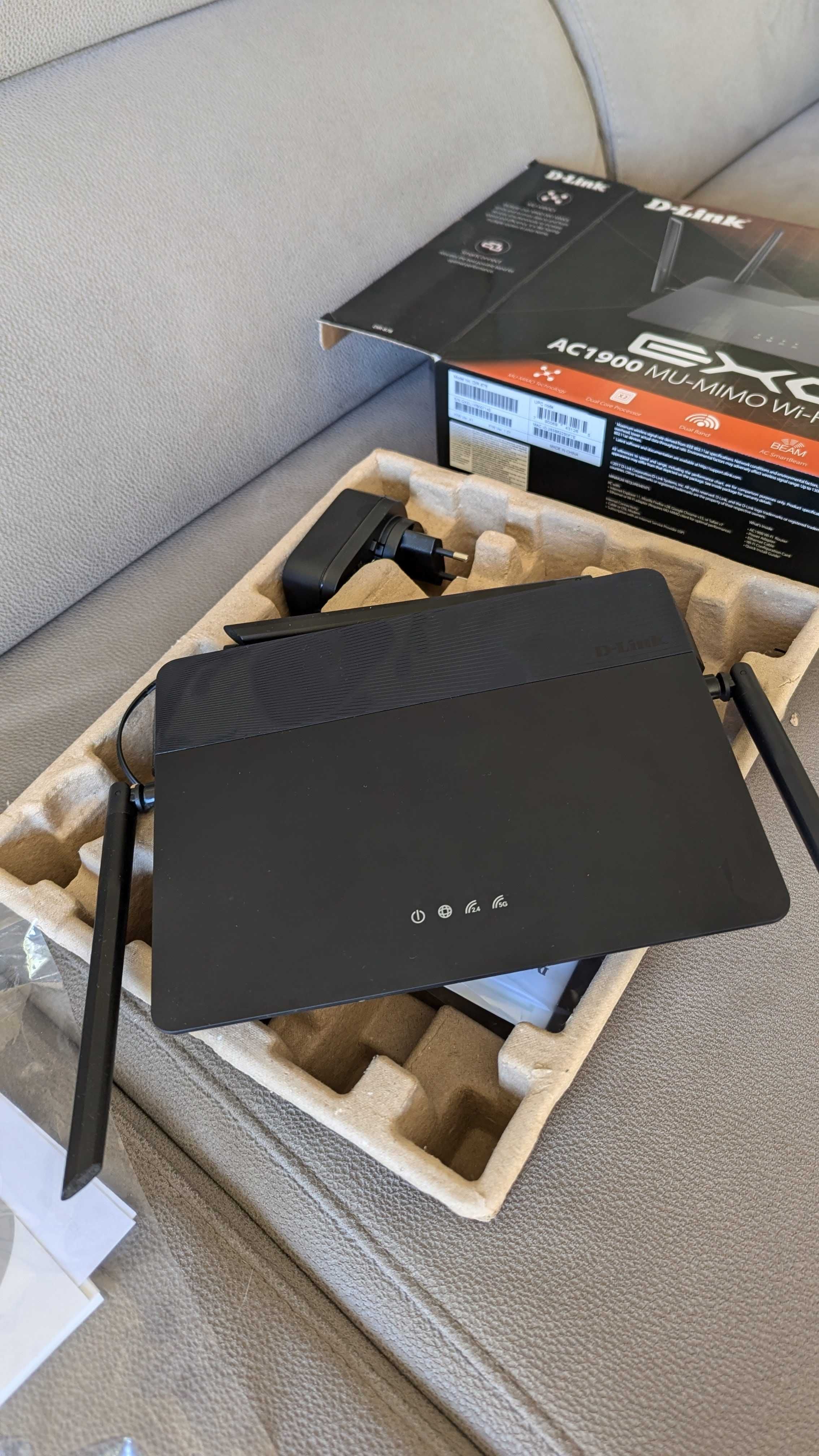 Router D-LINK Exo DIR-878 AC1900 MU-MIMO Wi-Fi (como novo)
