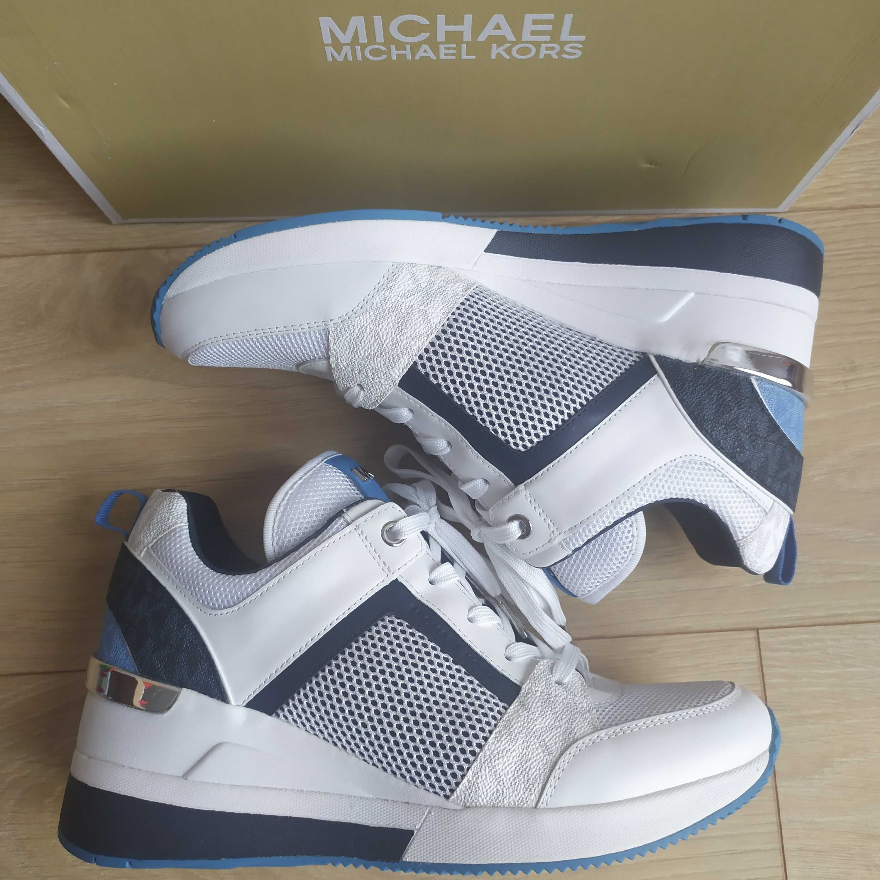 Michael Kors trainer buty damskie adidasy sportowe na platformie 40