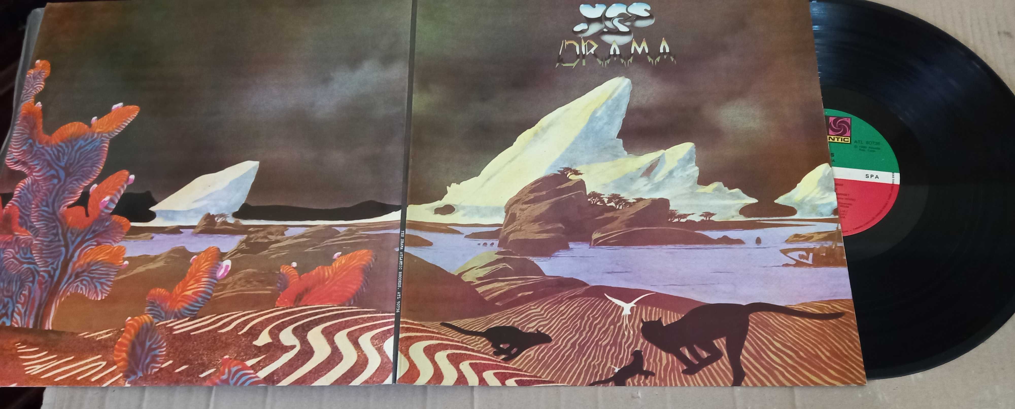 Yes ‎– Drama LP 1980 Edição de Portugal