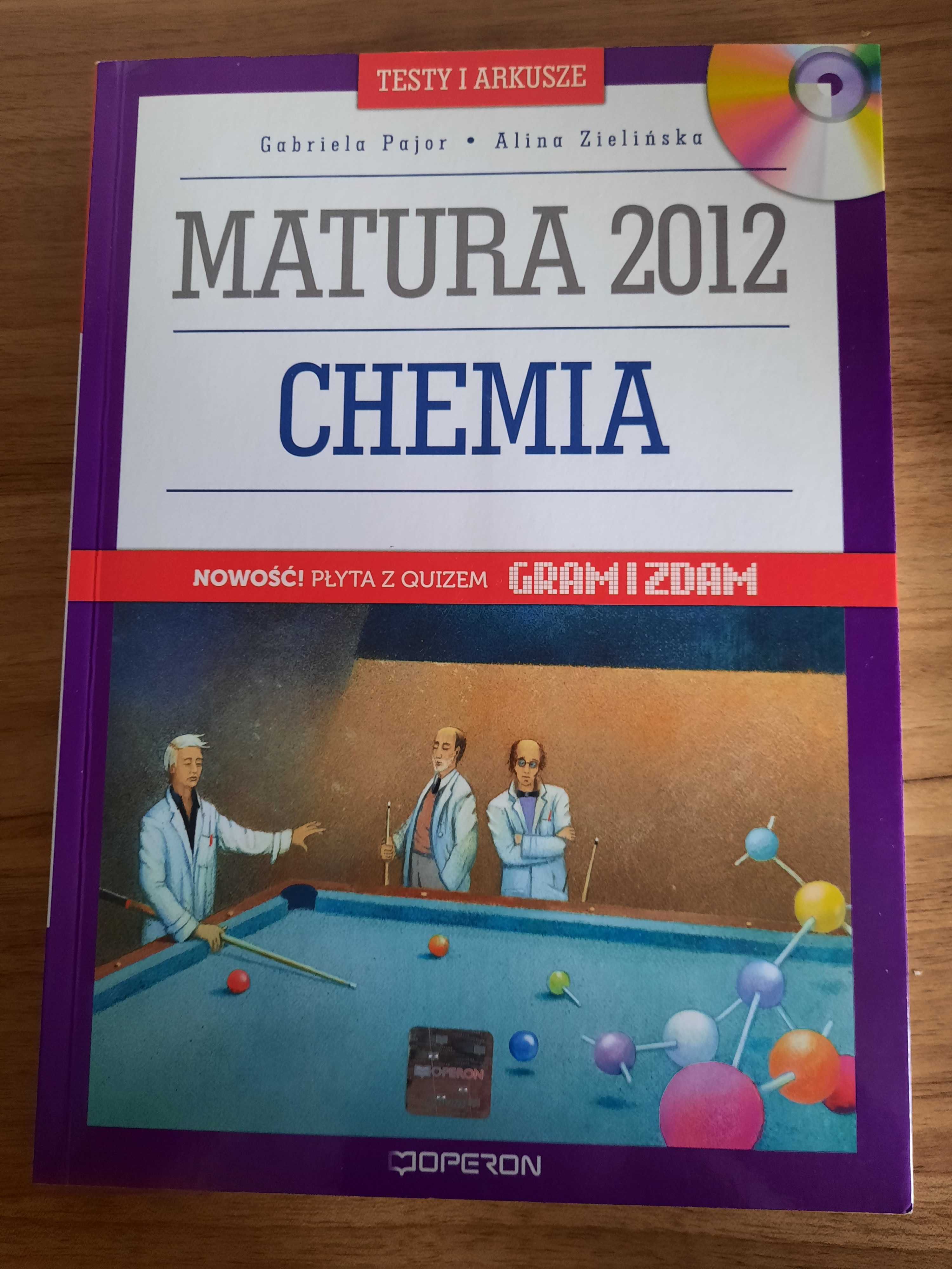 matura 2012 testy i arkusze chemia operon