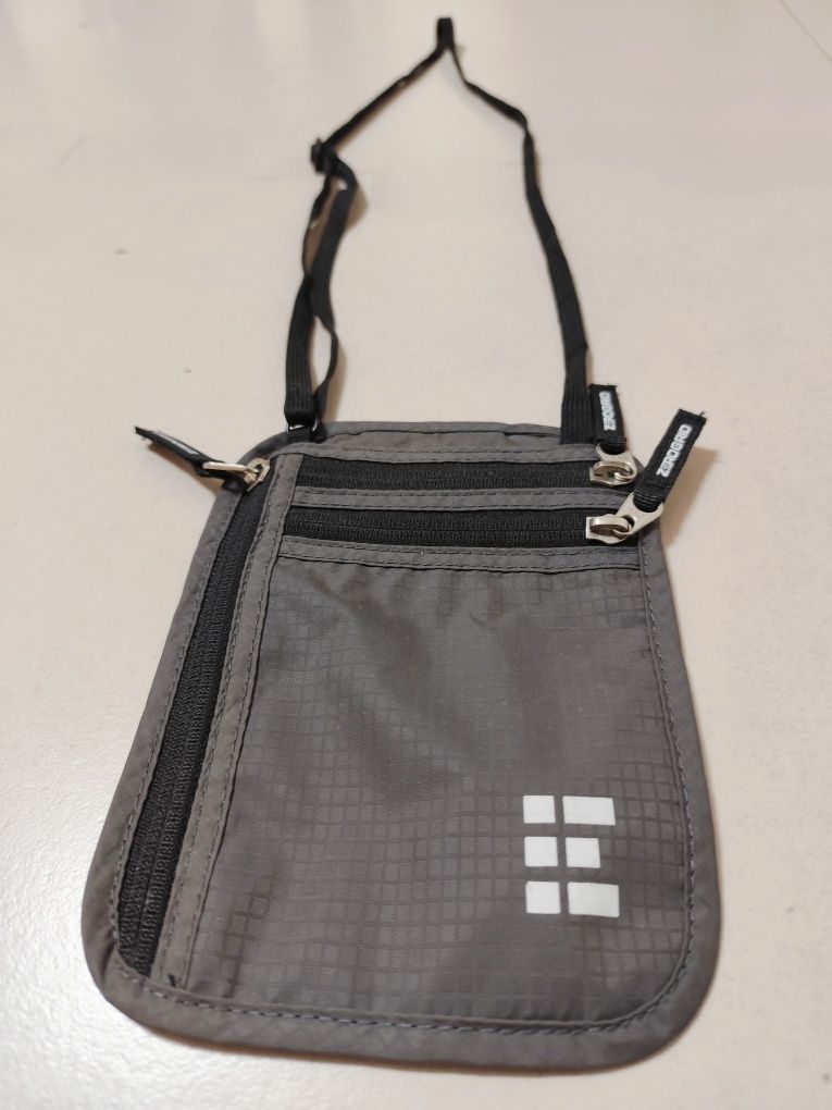 Bolsa de pescoço para viajantes marca Zero Grid (Nova)