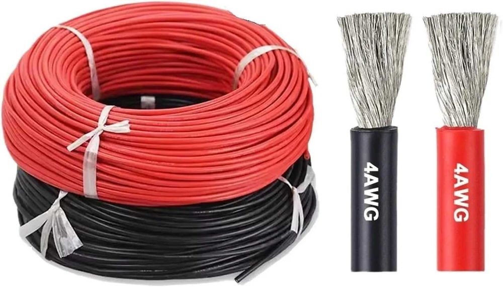 Кабель Силіконовий 6 AWG 8 AWG 10 AWG 12AWG 14 AWG 16 AWG 18 AWG ОПТ !