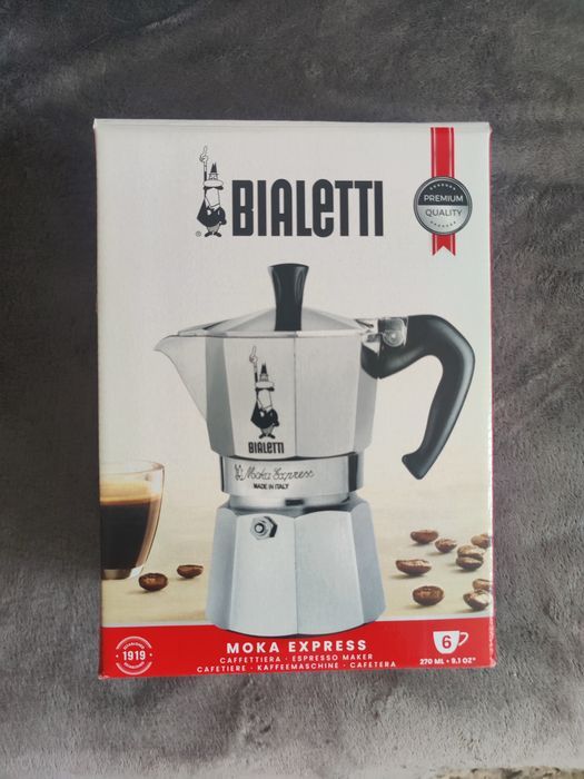 Nowa Kawiarka Moka Express 6tz 270ml Bialetti