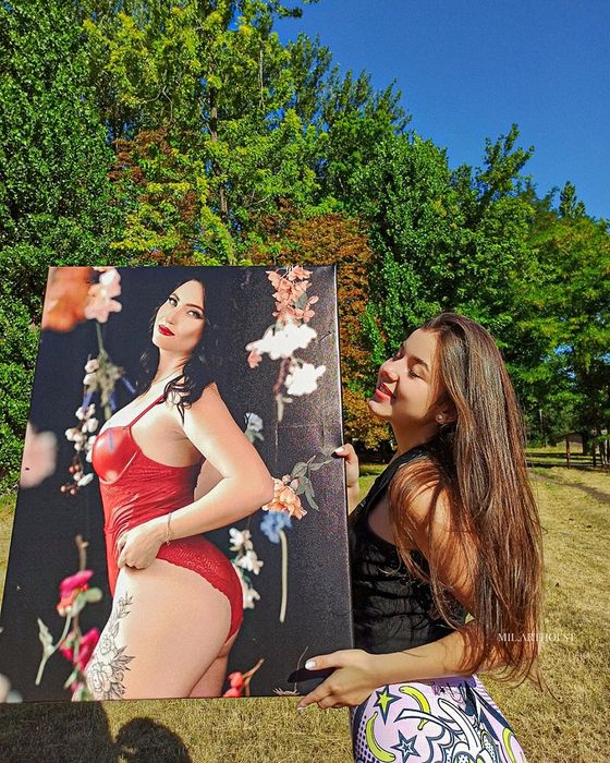 Друк фото на полотні різних форматів