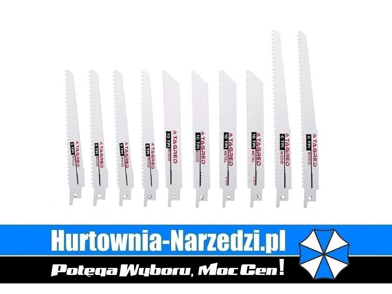2 Zestawy brzeszczotów do piły szablastej 12-elementów  lisi ogon