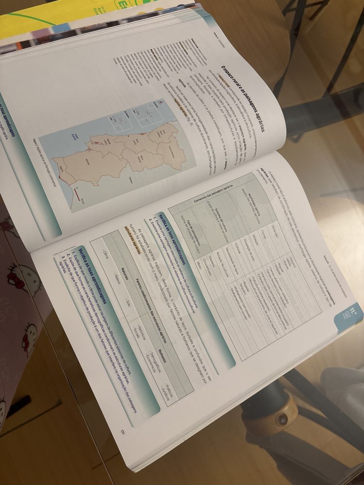 Cadernos de exames 11 ano (ESPANHOL E GEOGRAFIA)