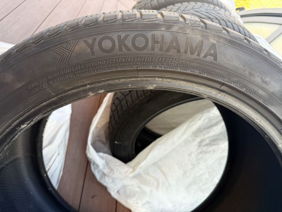 Yokohama 275/40 r21 пара зима склад оригілал б/у шини резина