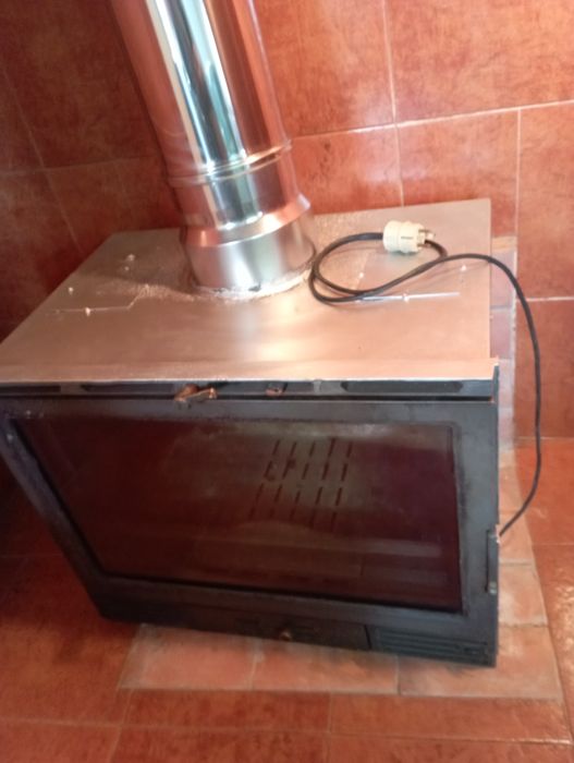 Recuperador de calor ventilado lenha