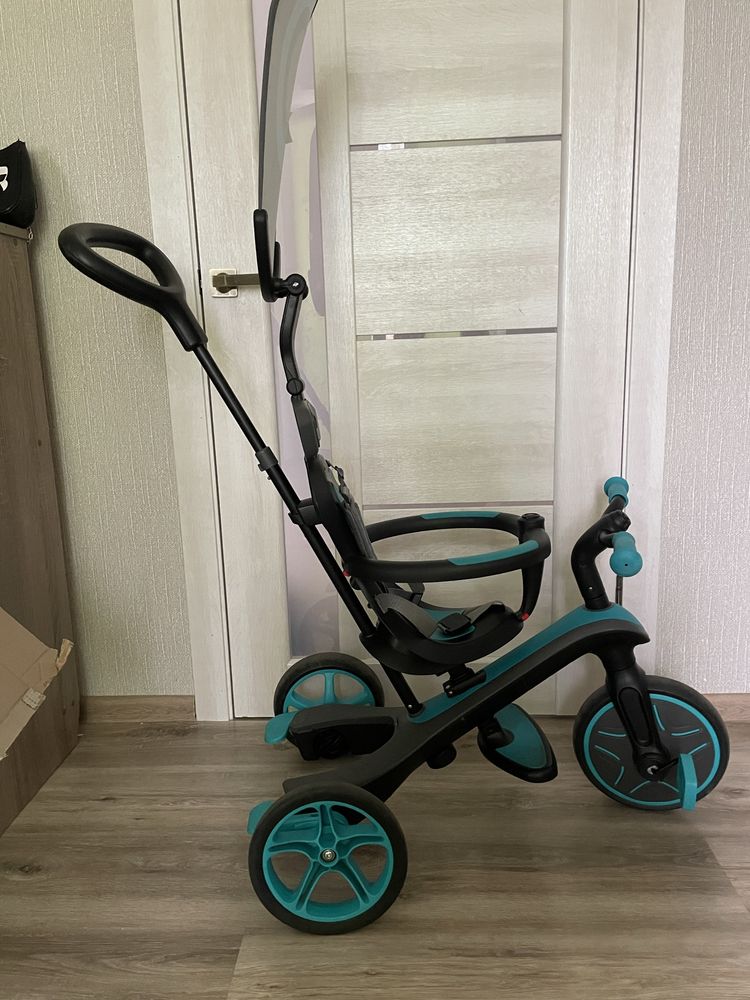 Дитячий велосипед 4 в 1 Globber Explorer Trike Teal