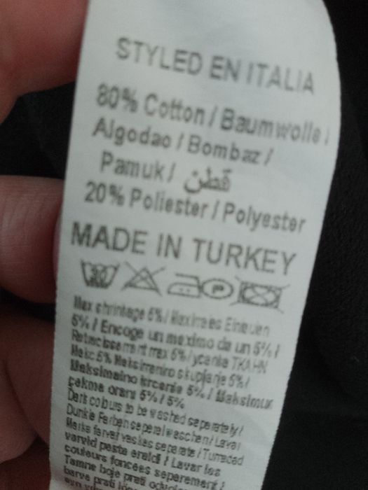 Bluzka HUGO BOSS szara L wloska