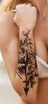 Tatuaż tymczasowy wodoodporny  DUŻY. Tattoo